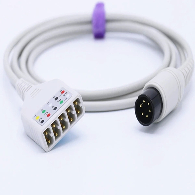 AAMI Generic 6Pin Compatible ECG Trunk Cable