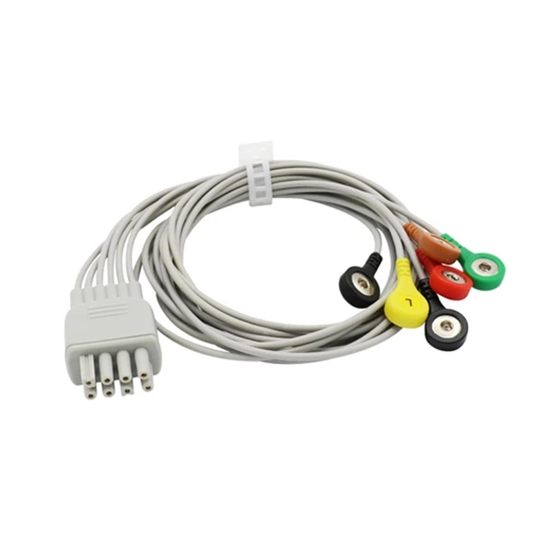 Nihon Kohden BR-916P Compatible ECG Leadwires 6-Lead for BSM, Life Scope series 