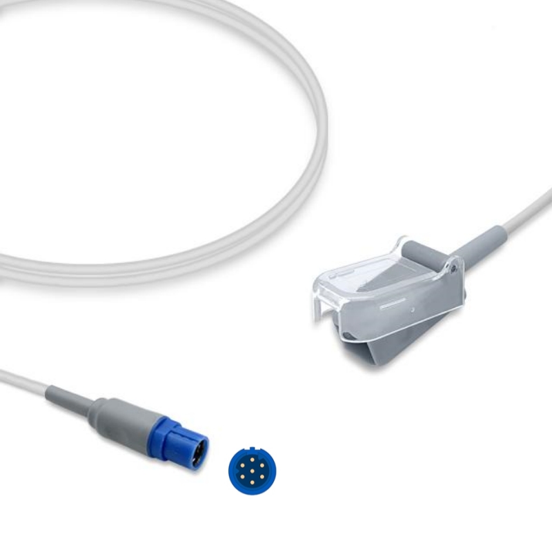 Draeger 3375834 Compatible SpO2 Extension Connect Cable Adapter 7-Pin, SA-DR02-ND