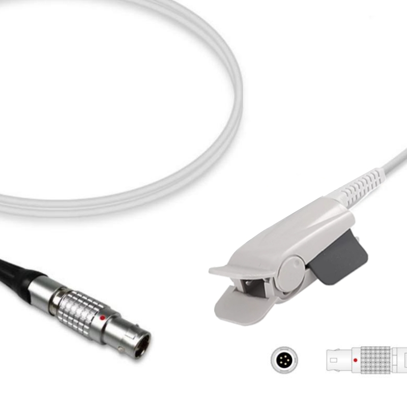 Goldway SpO2 Sensor Adult Finger Clip Probe Lemo 5-Pin, SL-GD01-AC