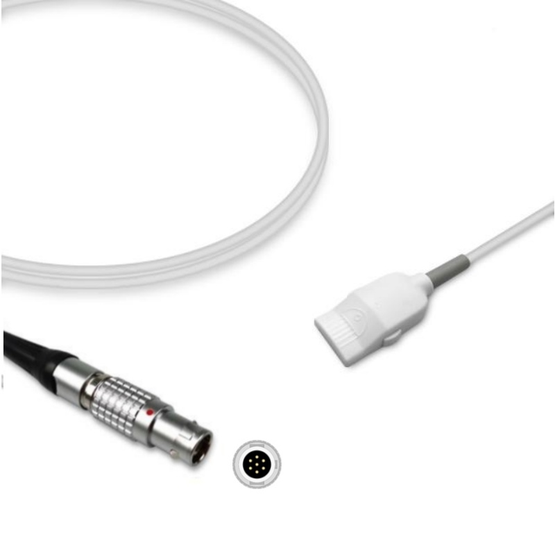 Invivo SpO2 Extension Cable Adapter 9217A, 9217B, 9289A, 9289B Compatible Masimo, SA-IV01-LP