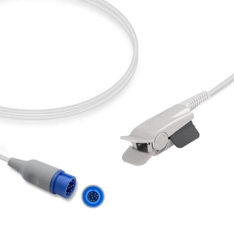 Mindray Datascope SpO2 Sensor Probe 12-Pin with Nellcor Oxismart Technology, SL-MR05-AC