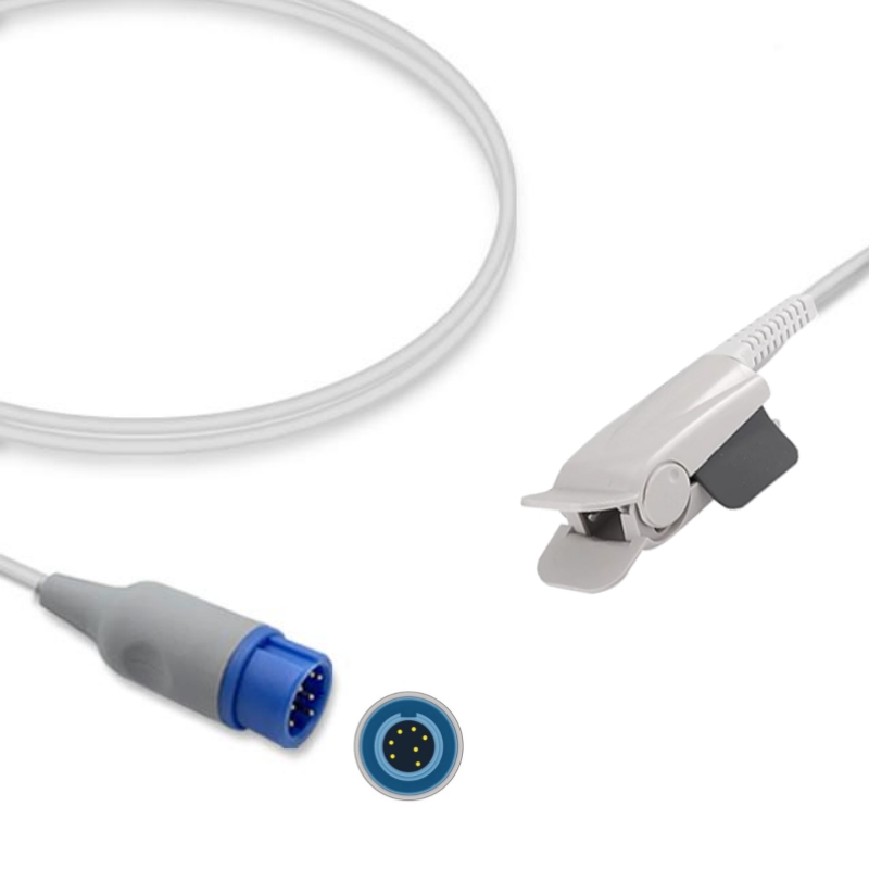 Mindray 7-Pin Adult Finger SpO2 Sensor 512FLH, 115-012807-00 Compatible, SL-MR06-AC