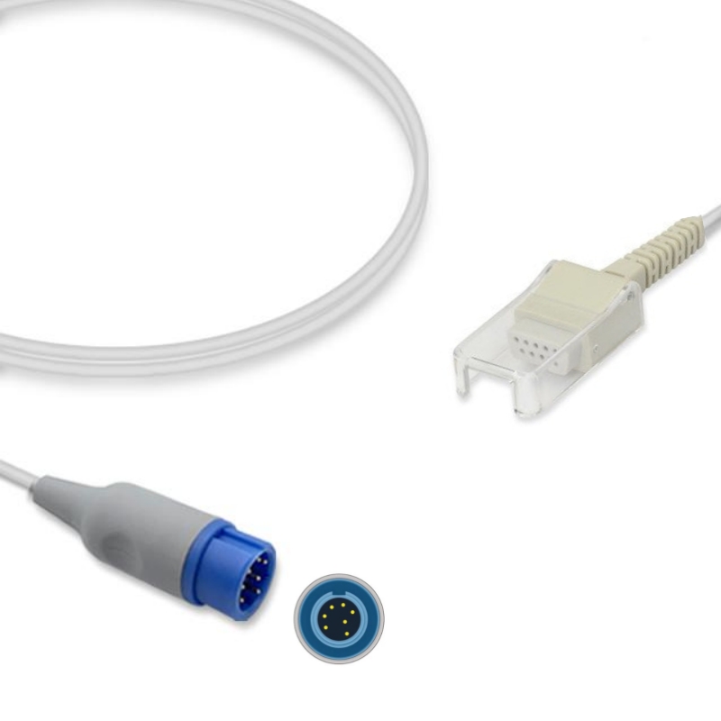Mindray 7-Pin SpO2 Extension Cable Adapter 562A, 0010-20-42710 Compatible, SA-MR06-ND