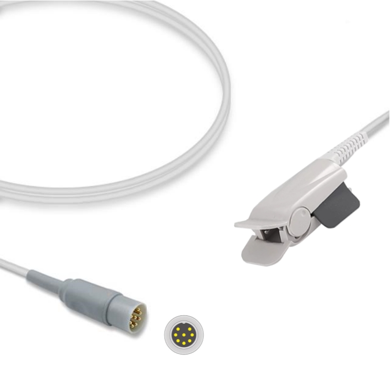 Mindray Datascope 8-Pin SpO2 Sensor Probe 0600-00-0026-02, 0998-00-0088-02 Compatible, SL-MR10-AC