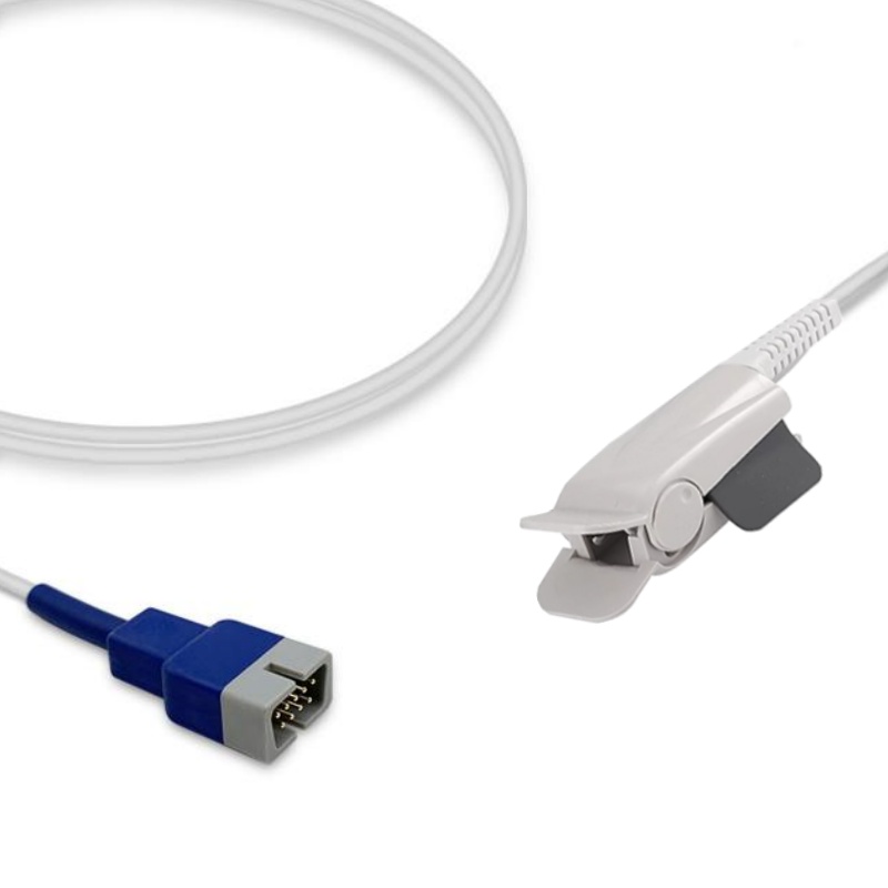 Nellcor Direct Oximax SpO2 Sensor Adult Finger Clip Compatible 3M Cable, DB 9-Pin, SL-NE02-AC