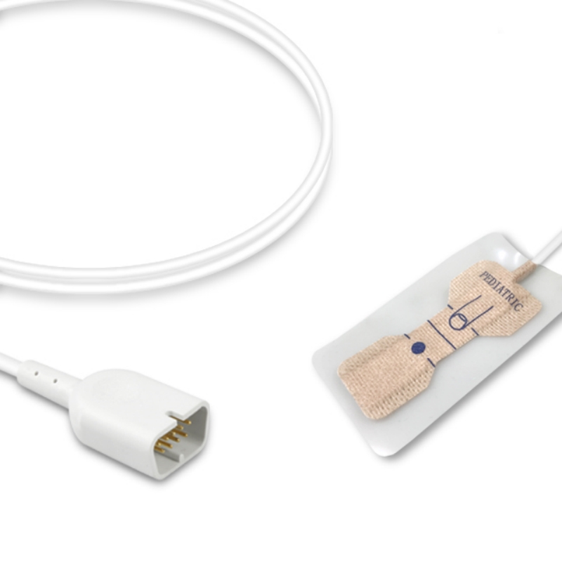 Nihon Kohden Disposable SpO2 Sensor Probe Pediatric Child TL-252T Compatible, SD-NK01-P1
