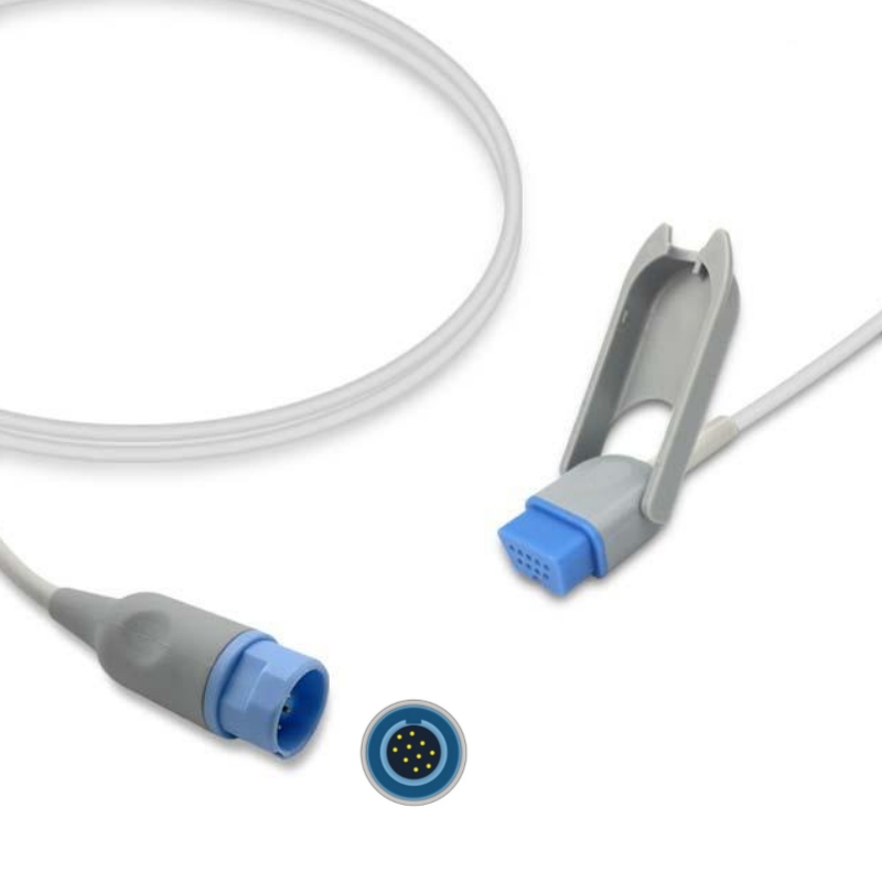 Nihon Kohden SpO2 Extension Cable Adapter JC-024P, JC-025P Compatible 10-Pin, SA-NK02-NK
