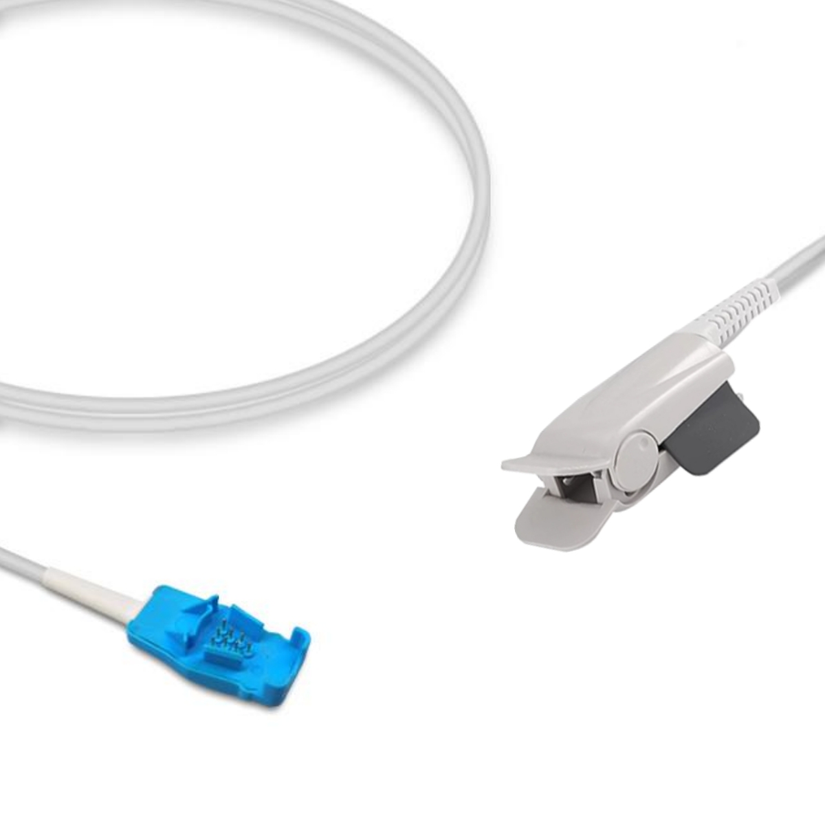 Datex Ohmeda OxyTip SpO2 Sensor OXY-F-UN Compatible Adult Finger Clip, SS-GE07-AC