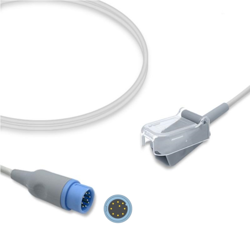 Biolight Digital SpO2 Exi Cable Adapter 9-Pin Compatible 15-031-0007, SA-BL05-ND