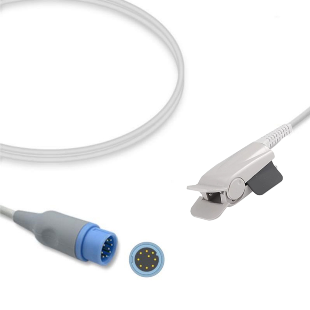 Biolight Digital 9-Pin SpO2 Sensor Probe Adult Finger Clip, SL-BL05-AC