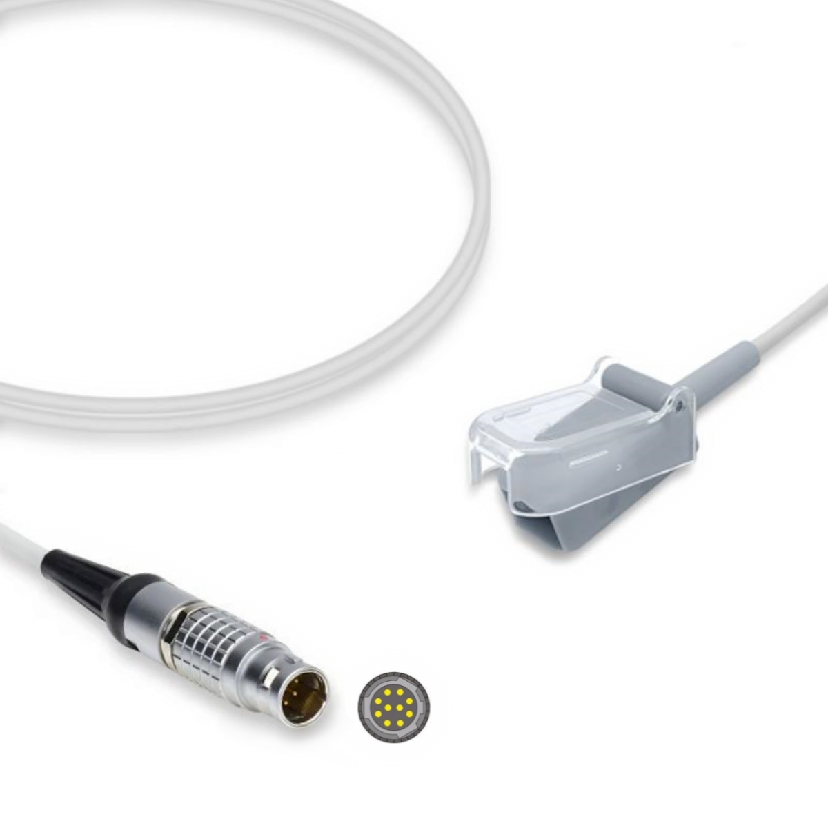Mennen SpO2 Extension Cable Adapter 261-877-070 Compatible, SA-MN01-ND