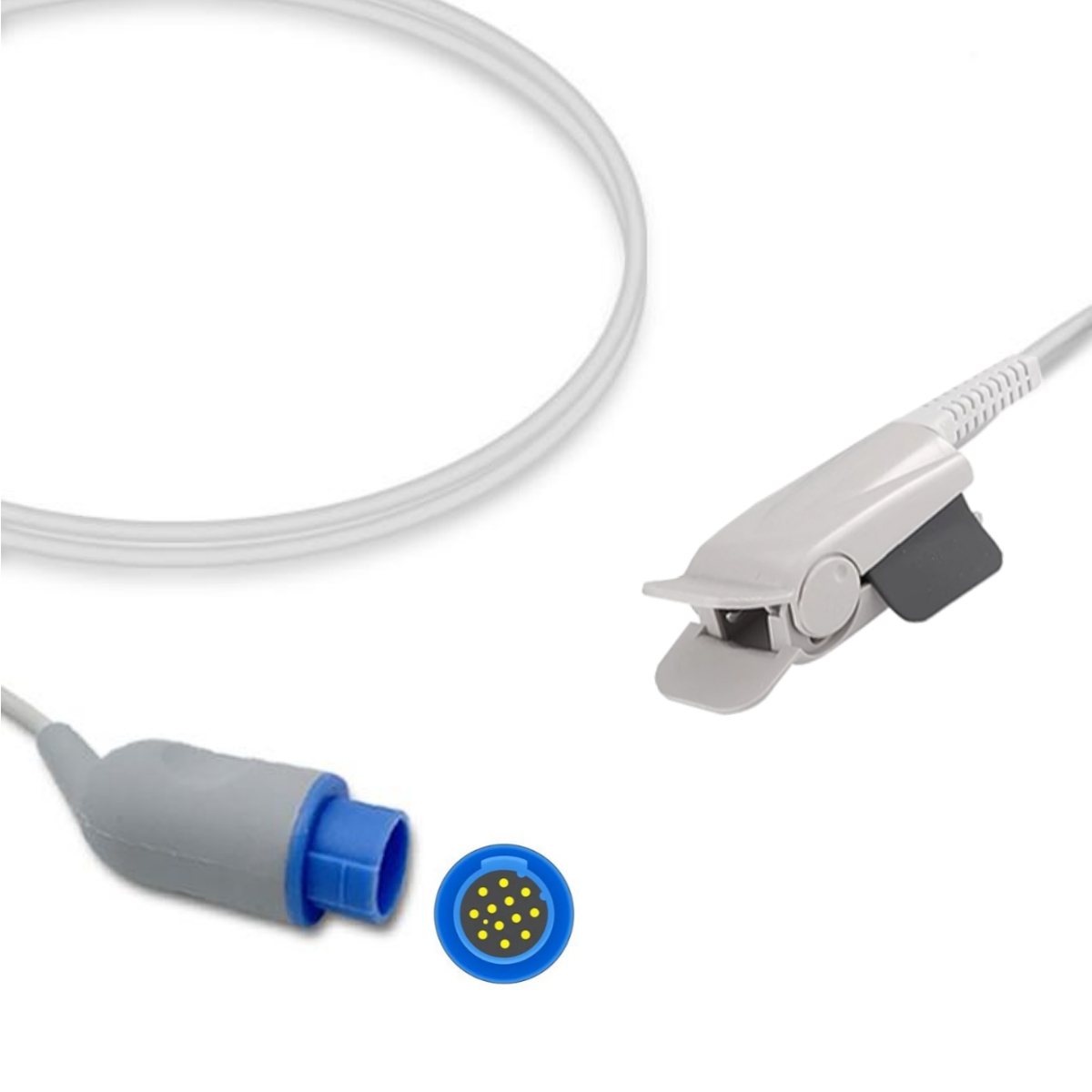 Mennen SpO2 Sensor Adult Finger Clip 12-Pin, SL-MN02-AC