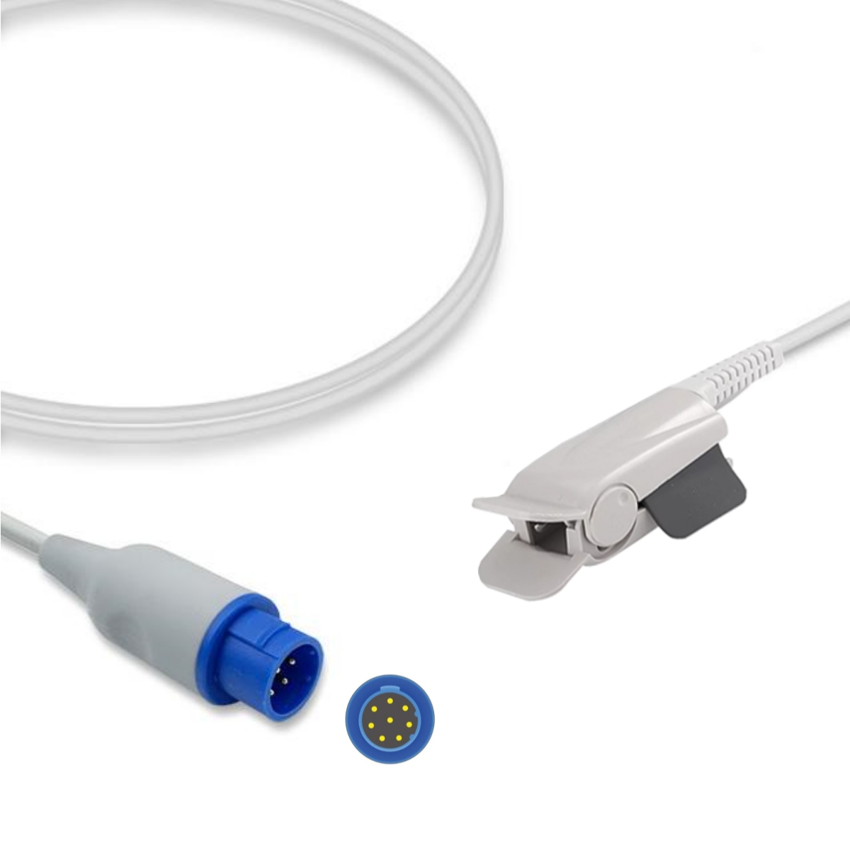 Mennen SpO2 Sensor Adult Finger Clip 7-Pin, SL-MN03-AC