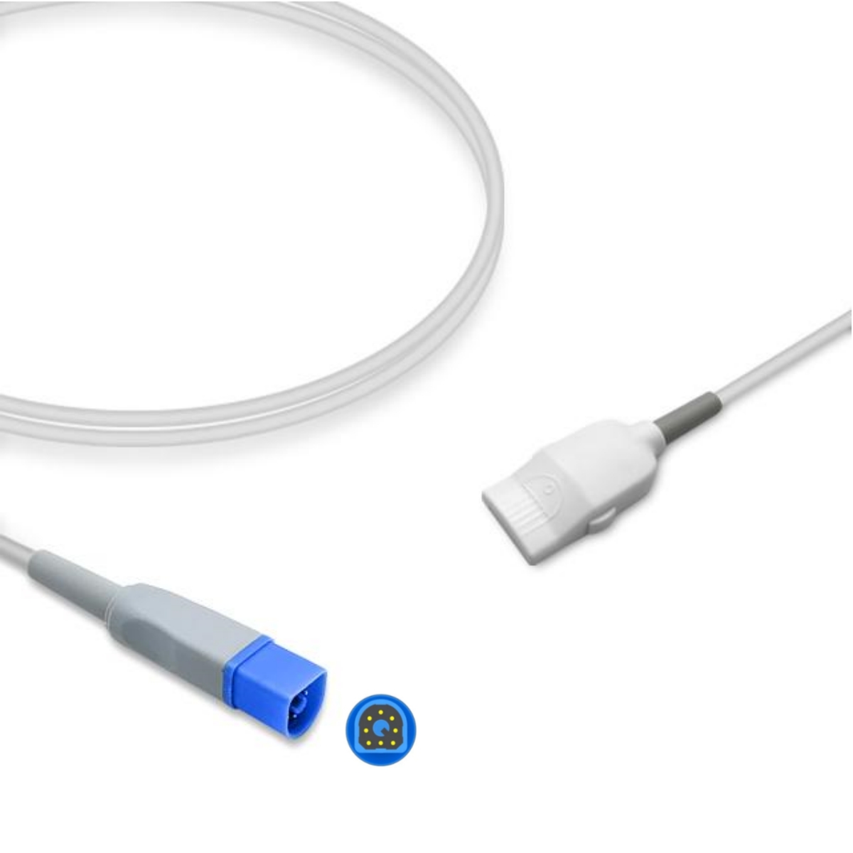 Philips SpO2 Extension Cable Adapter Masimo LNOP M1020-61100 Compatible, 8-Pin, SA-PH04-LP