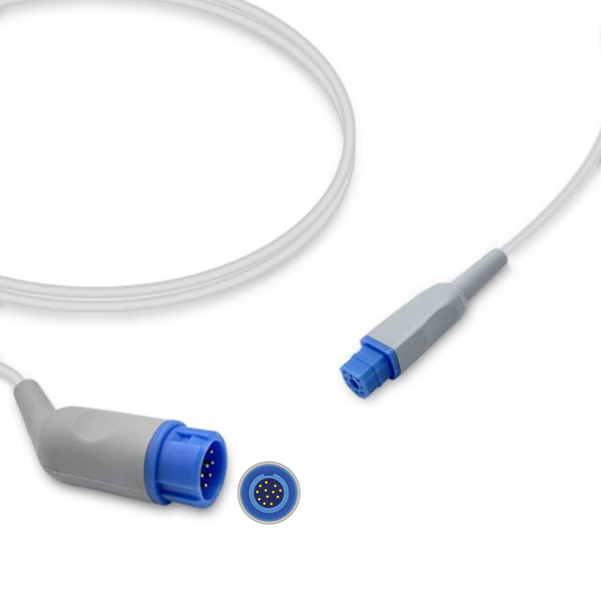 Philips 12-Pin SpO2 Extension Cable Adapter M1940A, M1940B Compatible, SA-PH02-PH
