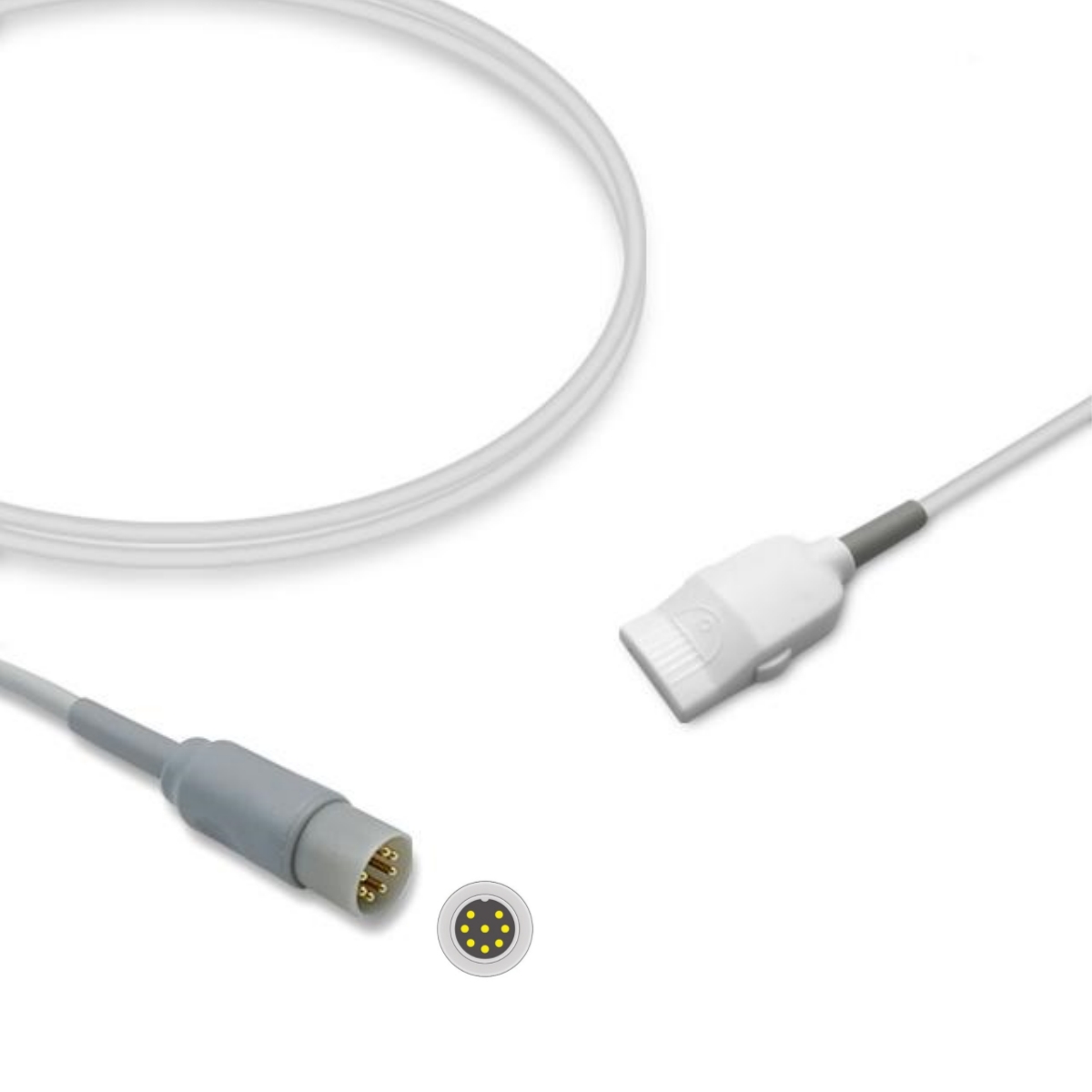 Schiller SpO2 Extension Cable Adapter 2.310212 Compatible, SA-SC02-LP