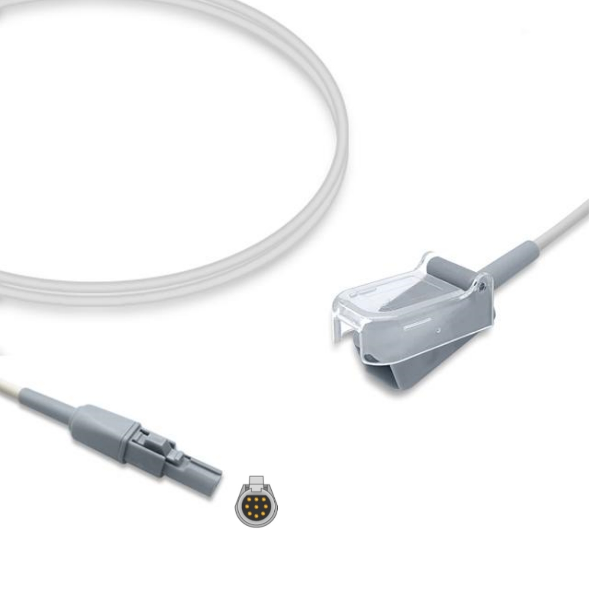 Spacelabs SpO2 Extension Cable Adapter 700-0014-00 Compatible, SA-SP02-ND