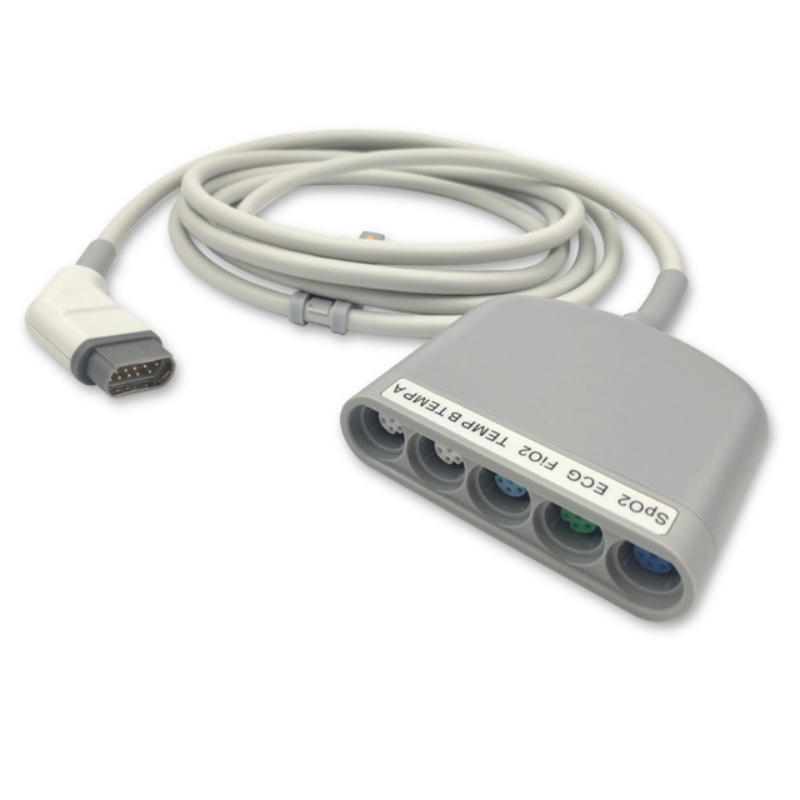 Draeger 5590539 (NeoMed Pod) Compatible ECG Trunk Cable Multi-Parameter, ET-DR04-MNP