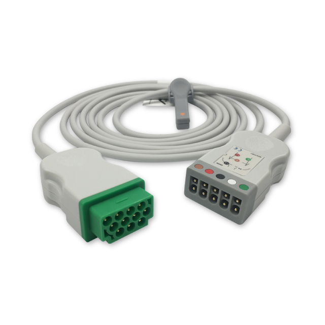 GE Healthcare ECG Trunk Cable Multi-Link 2017003-001 Compatible for Marquette, Dinamap, Datex Ohmeda, ET-GE01-5ML