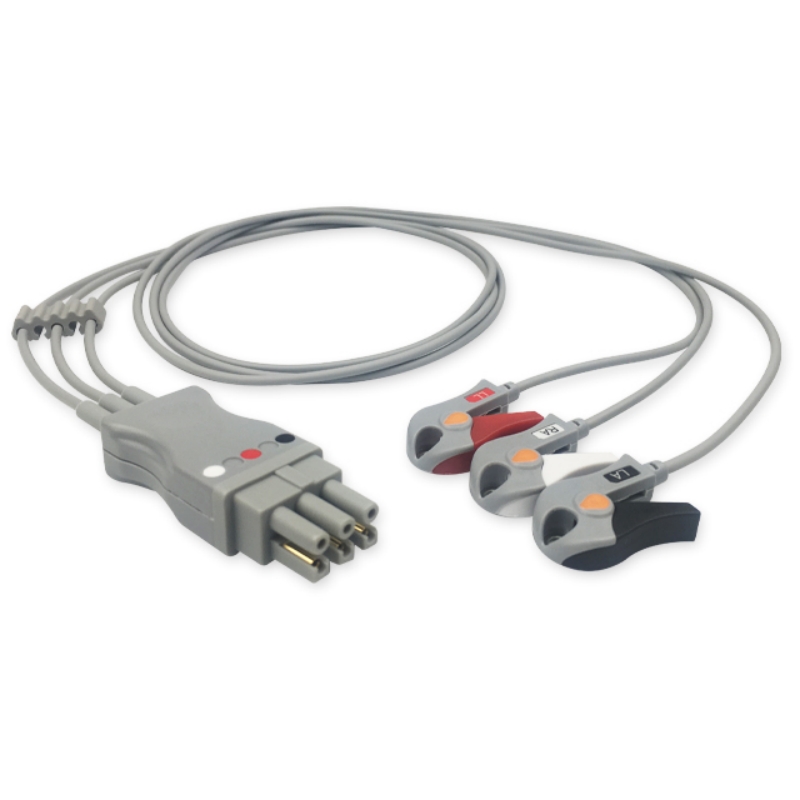 Datex Ohmeda 545327-HEL Compatible ECG Lead Wires for Marquette, Dinamap, EL-GE06-3SA