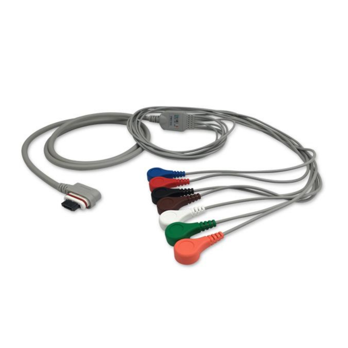 GE Healthcare ECG Telemetry Leadwire 7-Lead Snap 2008594-002 Compatible for SEER Light, EH-GE03-7SA