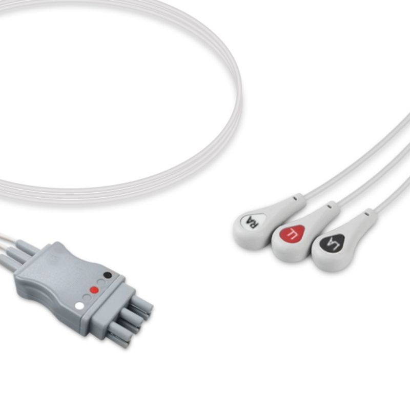 Mennen Schiller Compatible ECG Lead Wires, EL-MN01-3SA