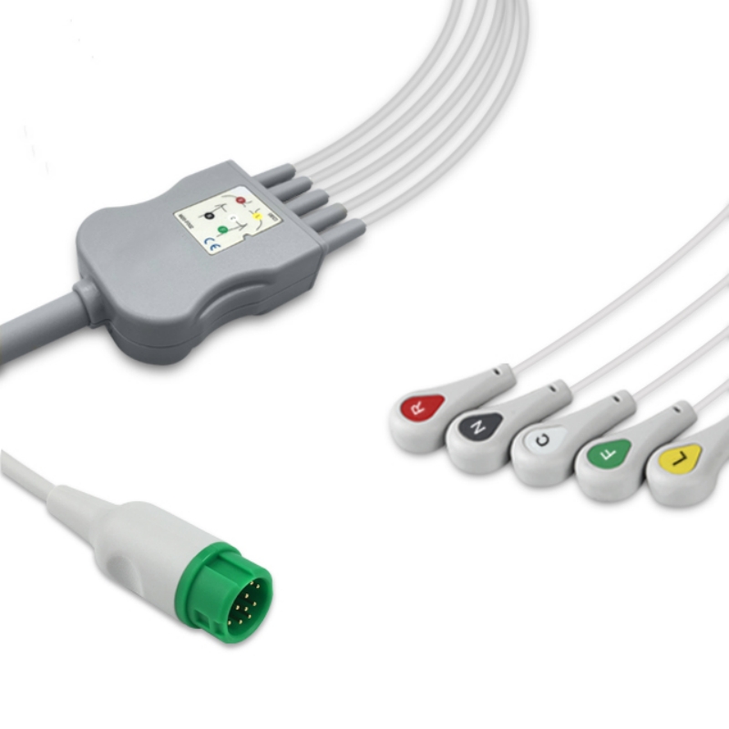 Mindray Datascope ECG Cable 5-Lead EA6251B, EA6251A Compatible, EC-MR02-5SA