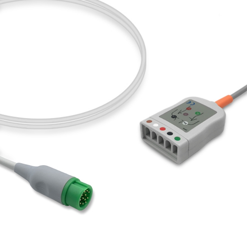 Mindray Datascope ECG Trunk Cable 3/5-Lead 0010-30-42723, EV6211 Compatible, ET-MR02-5TP3