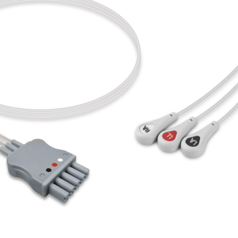 Mindray Datascope 3-Lead ECG Leadwire EL6301B, 0010-30-43251 Compatible, EL-MR01-3SA