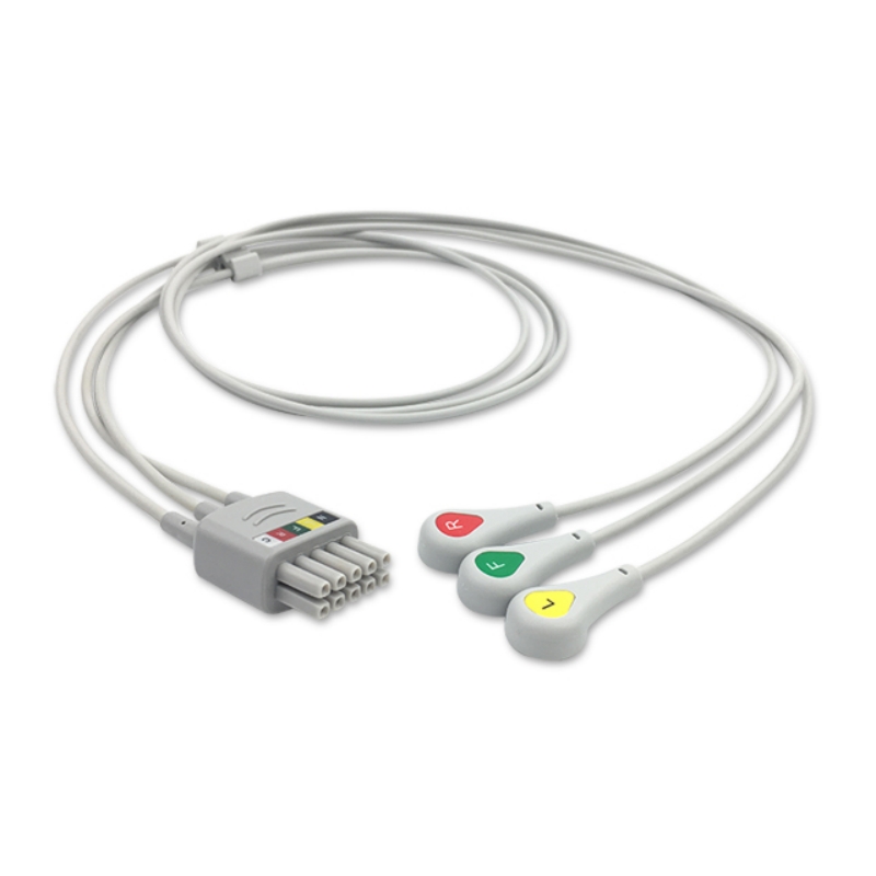 Mindray Datascope 3-Lead ECG Leadwire 0012-00-1503-05 Compatible, EL-MR02-3SA