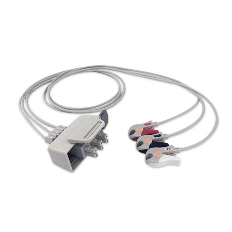 Philips Telemetry ECG Leadwire 3-Lead Compatible M2591A, M2590A, EH-PH01-3SA