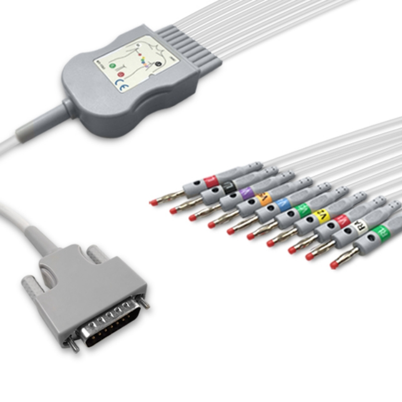 Edan EKG Cable 10-Lead Banana 01.57.107048 Compatible, EK-ED01-10BA