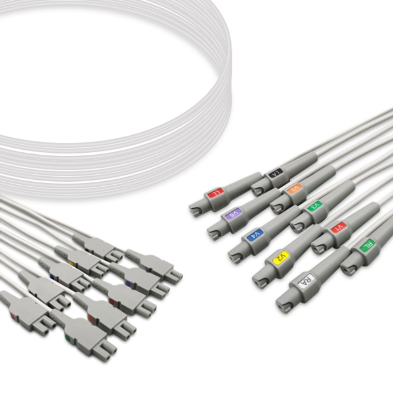 Marquette Multi-Link EKG Leadwire 10 Leads 420101-002 Compatible, EKL-GE02-10A