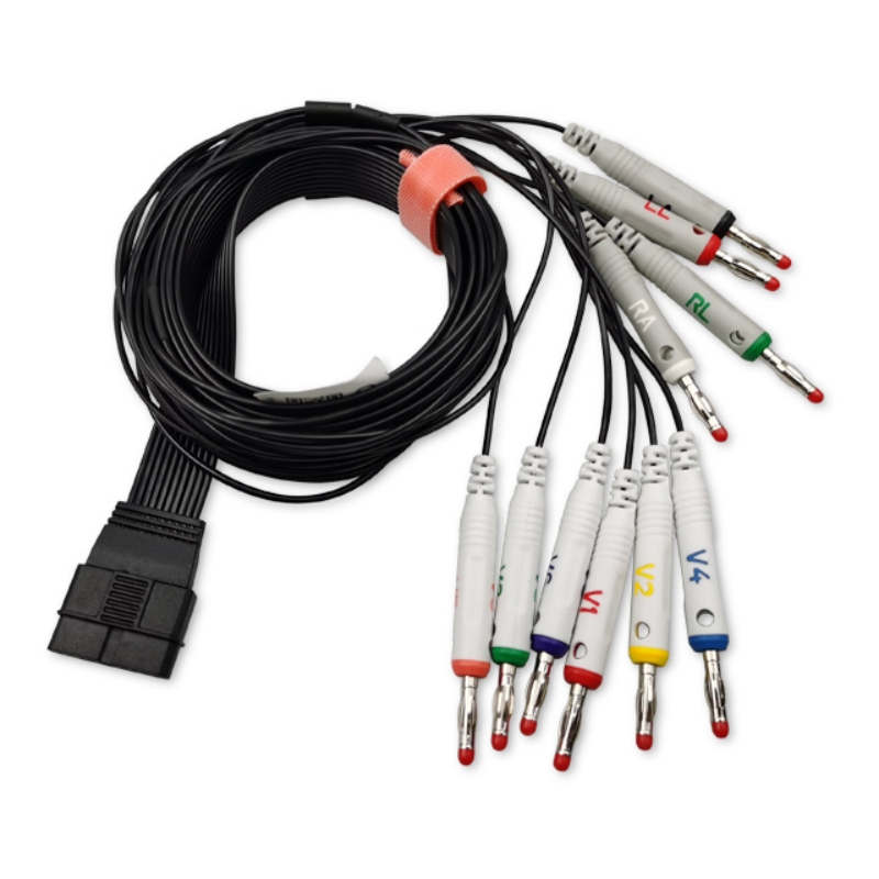 Schiller Patient ECG EKG Cable 10 Leads Banana 2.400331, 2.400227 Compatible for CARDIOVIT FT-1, EK-SC02-10BA