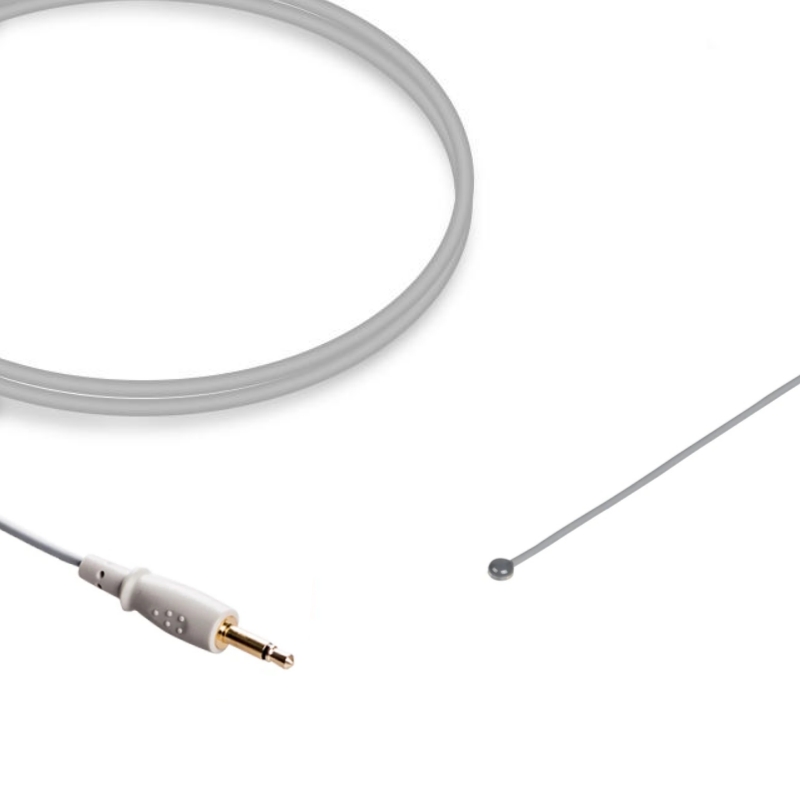 Datex Ohmeda 10K Reusable Temperature Probe Pediatric/ Neonate Skin 6600-0628-700 Compatible, TR-OH03-PS