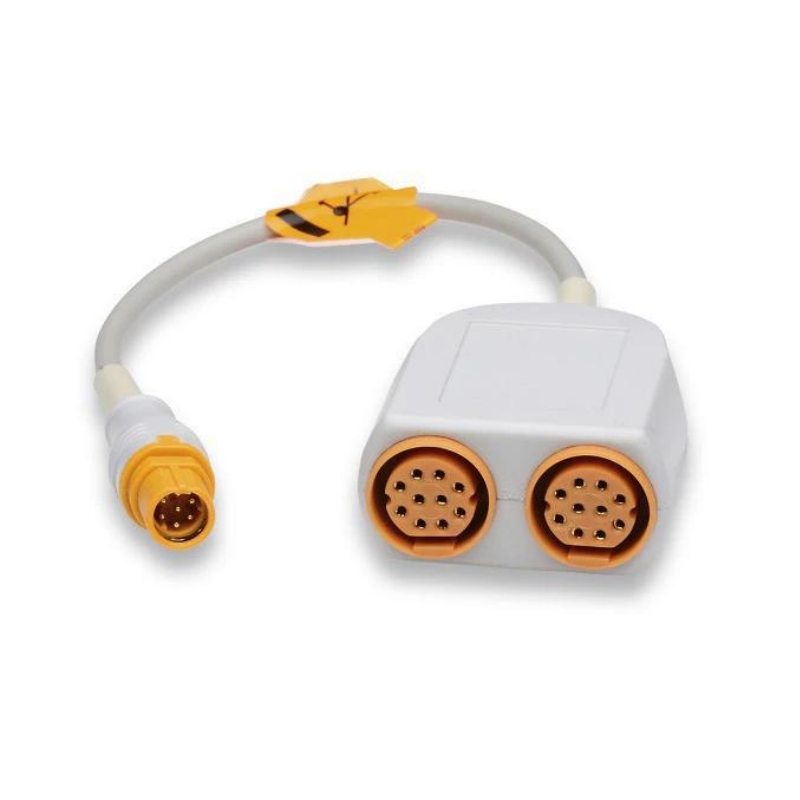 Draeger Compatible IBP Cable Adapter Dual 10-Pin, IBA-DR01-10P2