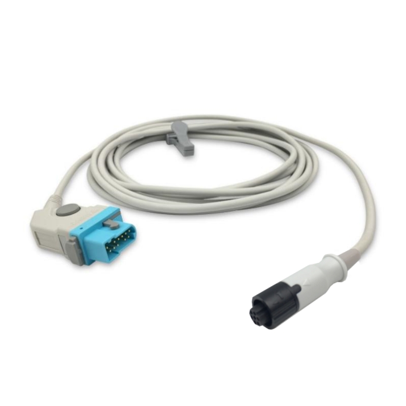 Fukuda Denshi IBP Cable Adapter Medex Logical CJ0-P01B-SB3.6 Compatible for DS-8100 Monitor, IBA-FD02-LG