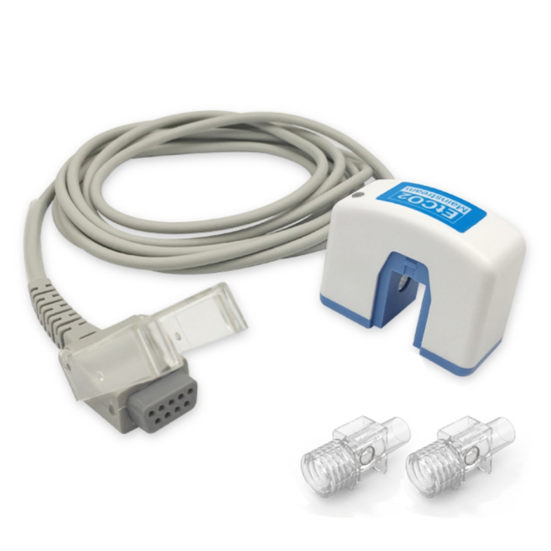 Masimo 200601 Mainstream Capnography EtCO2 Sensor Transducer Compatible Edan 12.08.208006, ET-MAM1