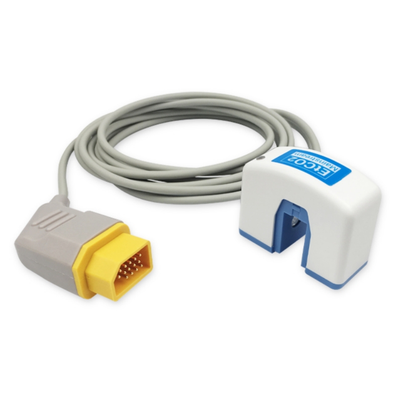 Nihon Kohden Mainstream Capnography EtCO2 Sensor Transducer P910A, TG-980P Compatible, ET-NKM1