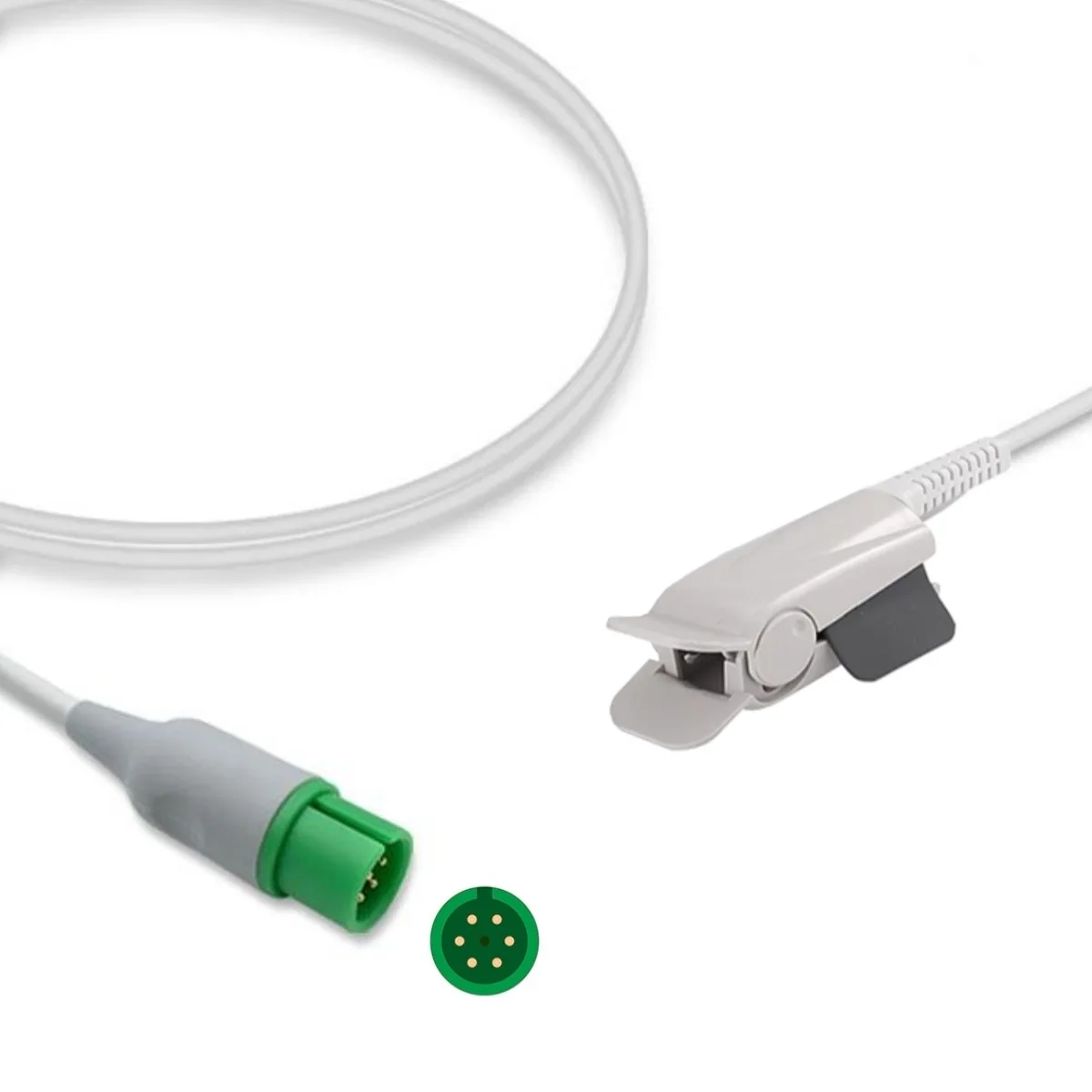 Bionet Compatible SpO2 Sensor Adult Finger Clip 7-PIN