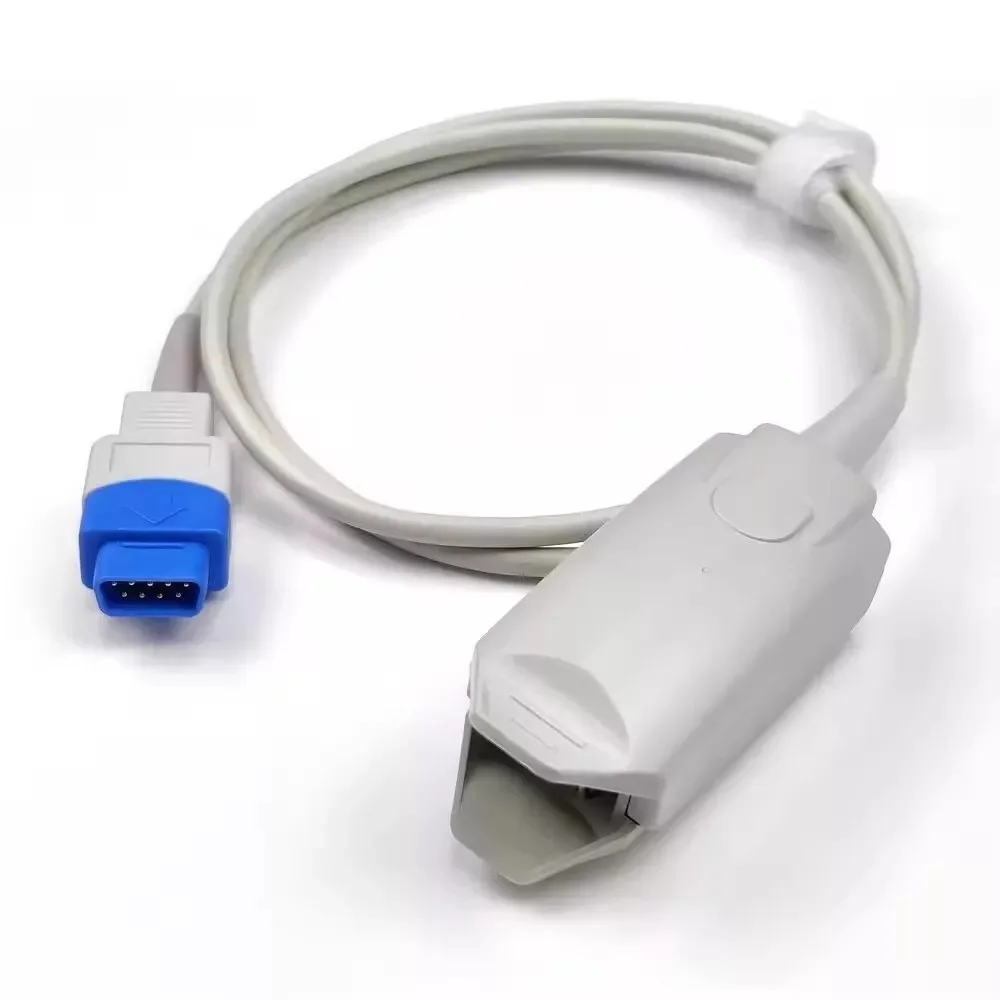 Datex Ohmeda SpO2 Sensor Probe Adult Finger Trusignal TS-F-D, TS-SA-D Compatible