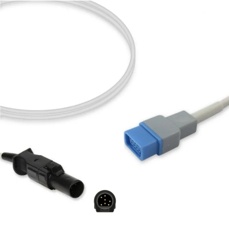 Datex Ohmeda SpO2 Extension Adapter Cable Trusignal TS-H3 Compatible
