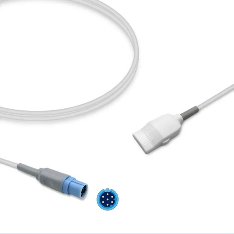 Draeger SpO2 Extension Adapter Cable Masimo 7-PIN MS17041 Compatible