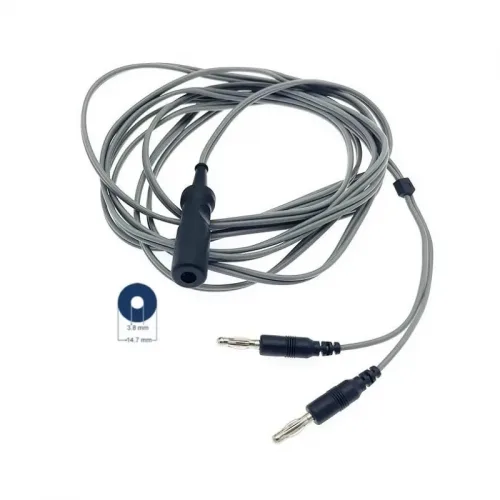 Compatible Bipolar ESU HF Connect Cable Cord Use with Wolf MIS Instrument 4MM
