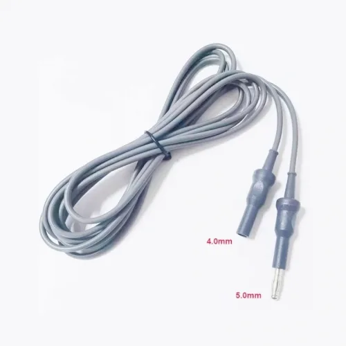 Karl Storz Compatible ESU HF Connect Cable Cord 5MM Connector, Use with Laparoscope Endoscope Instrument 4MM