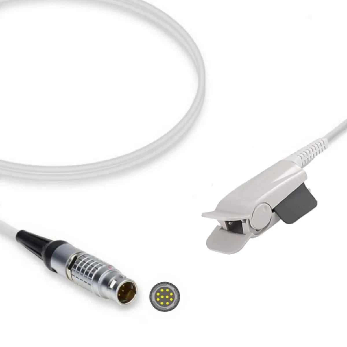 Mennen Direclty SpO2 Sensor Probe Adult for Horizon 2000 Compatible, Lemo 8-PIN