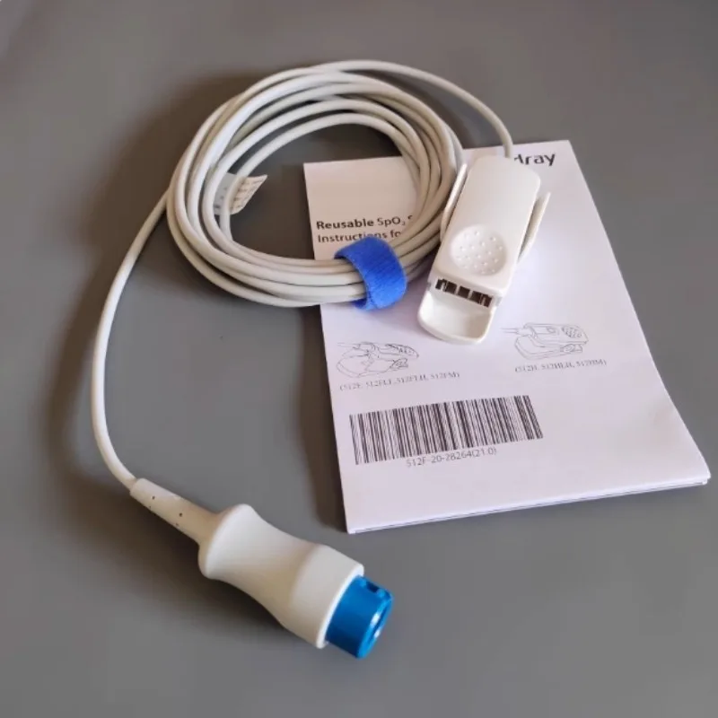Mindray Datascope 7-PIN SpO2 Sensor Probe Adult Finger 512FLH, 115-012807-00 Original