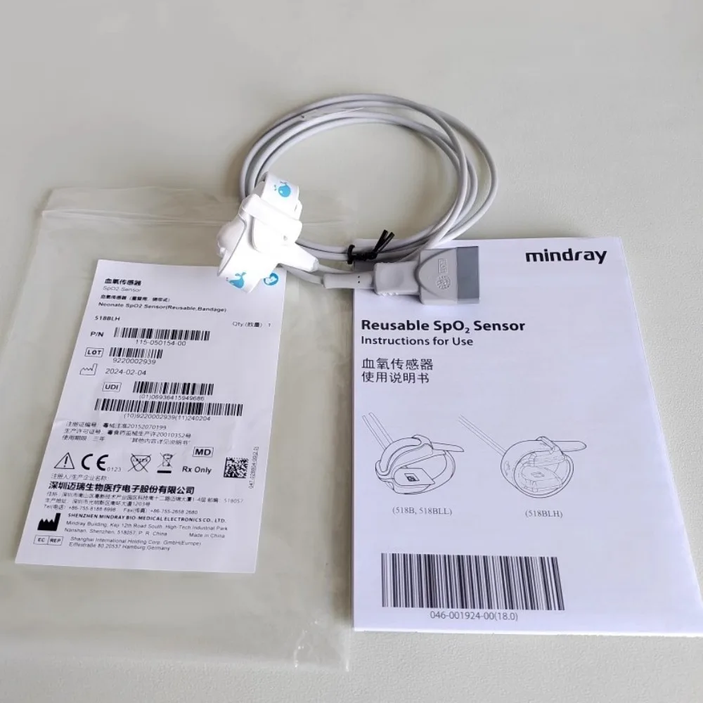 Mindray Datascope SpO2 Sensor Probe Bandage 518BLH Original