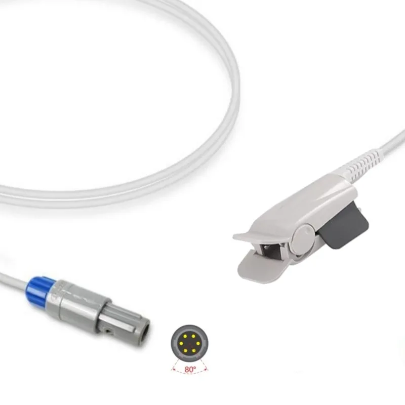 Mindray Datascope SpO2 Sensor Adapter Cable 0010-20-42595 571B Compatible, Oximax Technology